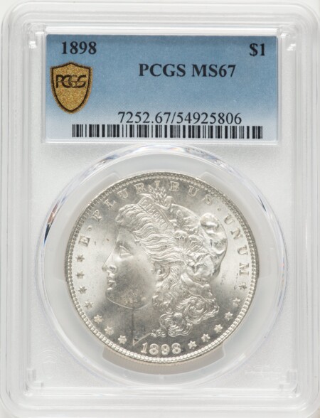 1898 S$1 PCGS Secure 67 PCGS