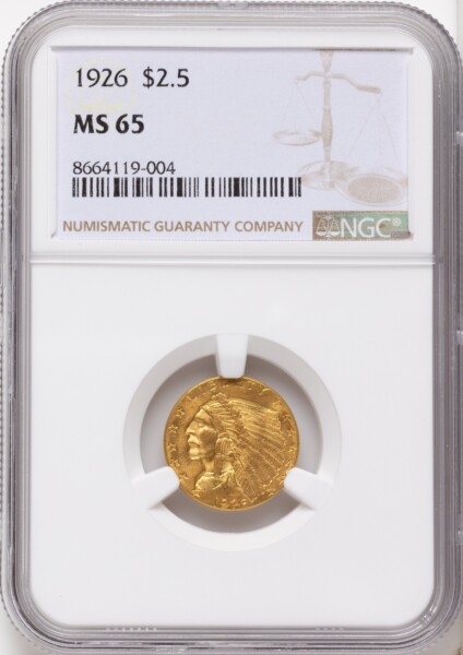 1926 $2 1/2 65 NGC