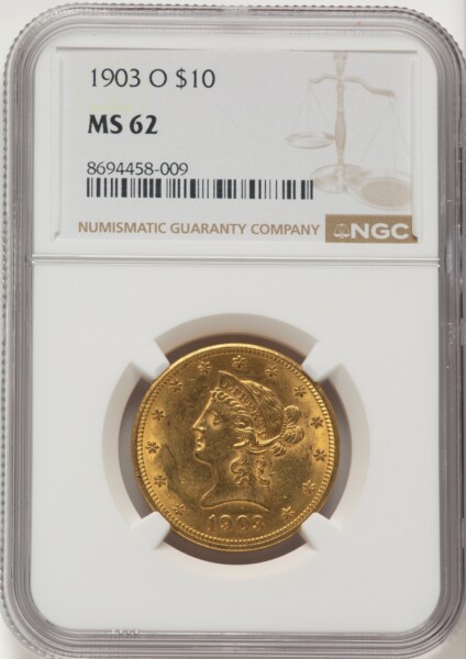 1903-O $10 62 NGC