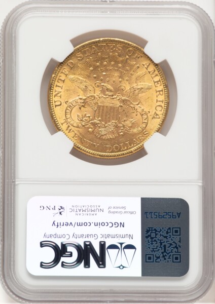 1897 $20 63 NGC