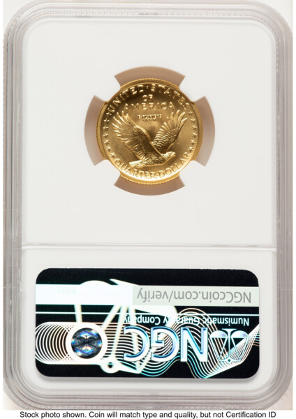 2016-W 25C Standing Liberty 100th Anniversary Gold Centennial  Brown Label 70 NGC