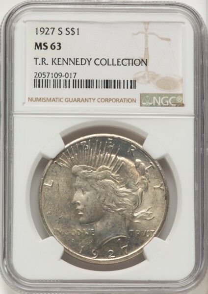 1927-S S$1 63 NGC