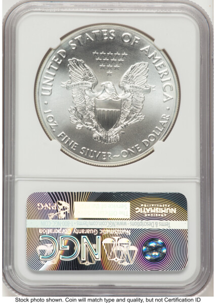 2016 Silver Eagle Brown Label 70 NGC