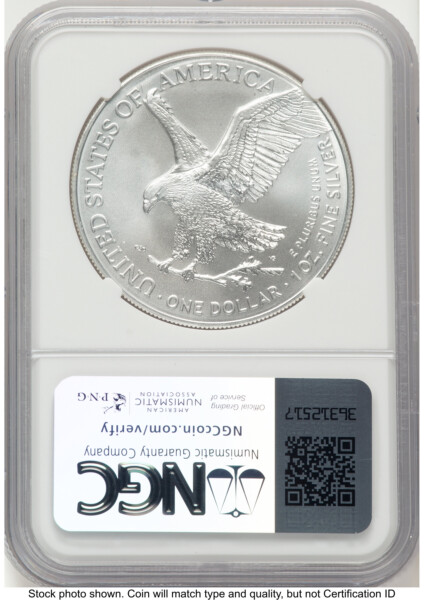 2024 Silver Eagle FDI Kenneth Bressett Portrait 70 NGC