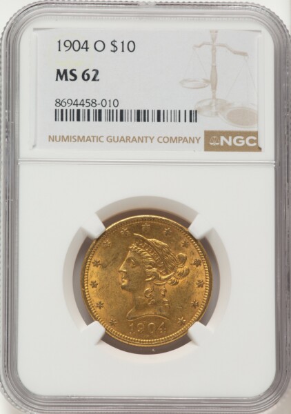 1904-O $10 62 NGC