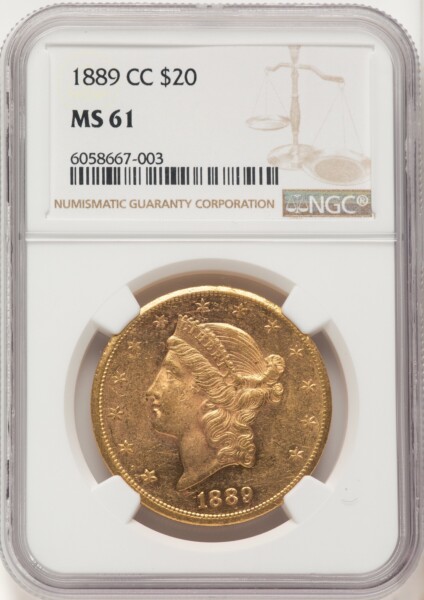 1889-CC $20 61 NGC