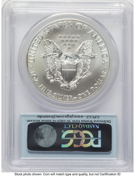 2014 Silver Eagle FS Flag 70 PCGS