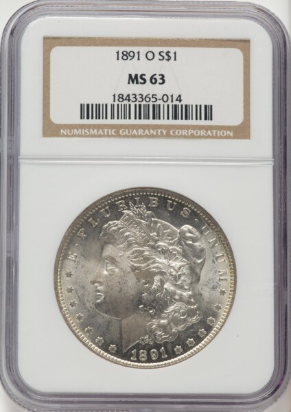 1891-O S$1 63 NGC