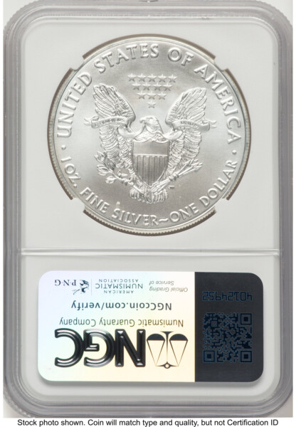 2017 Silver Eagle Mike Castle 70 NGC