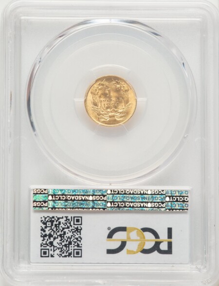 1854 G$1 Type Two PCGS Secure 64 PCGS