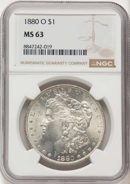 1880-O S$1 63 NGC