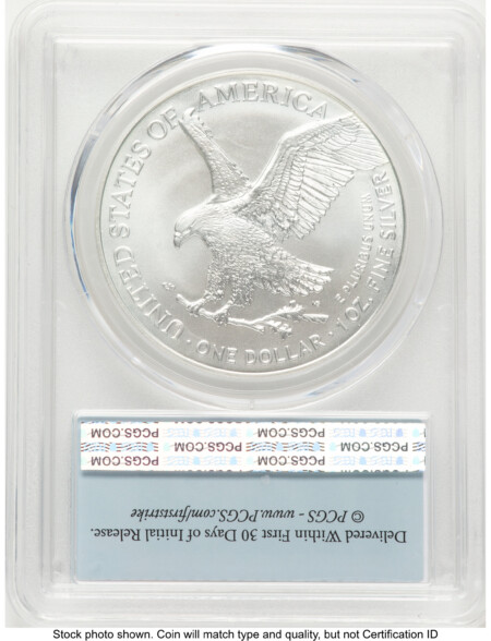 2024-(W) Silver Eagle FS Flag 70 PCGS