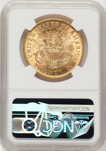 1873 $20 OPEN 3 62 NGC