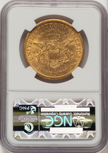 1855-S $20 55 NGC