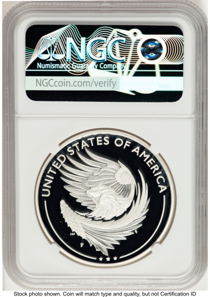 2025-P Silver American Liberty High Relief Medal ER Blue 70 NGC