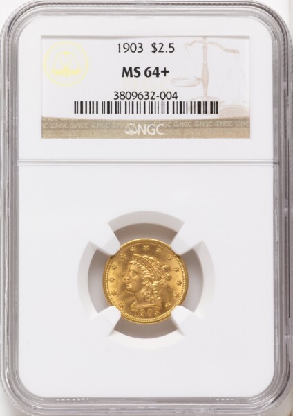 1903 $2 1/2 NGC Plus 64 NGC