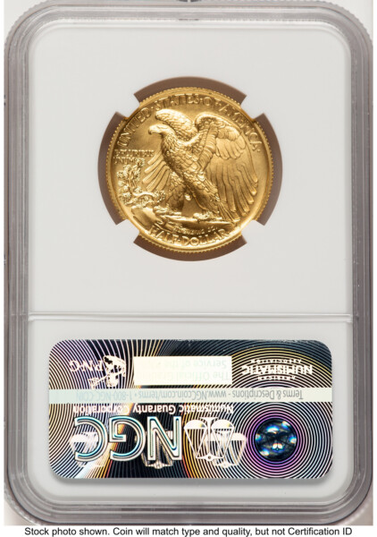 2016-W 50C Walking Liberty 100th Anniversary Gold Centennial  100th Anniversary 70 NGC