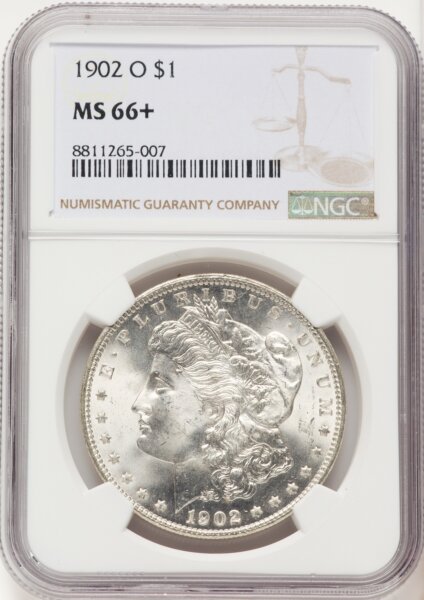 1902-O S$1 NGC Plus 66 NGC
