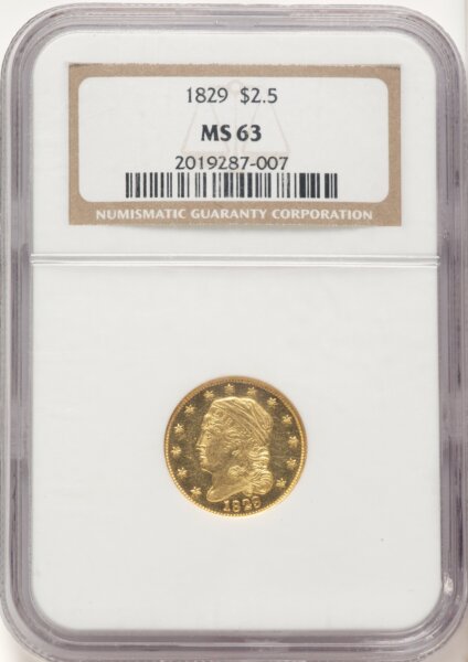 1829 $2 1/2 63 NGC
