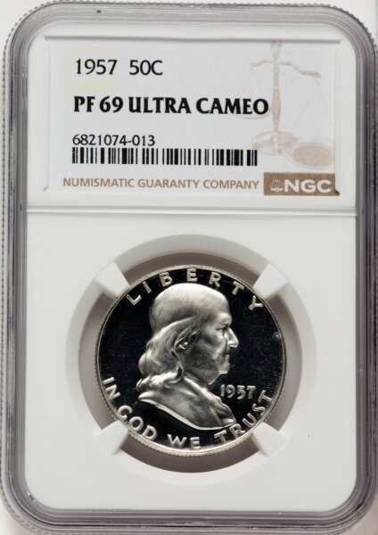 1957 50C, DC 69 NGC
