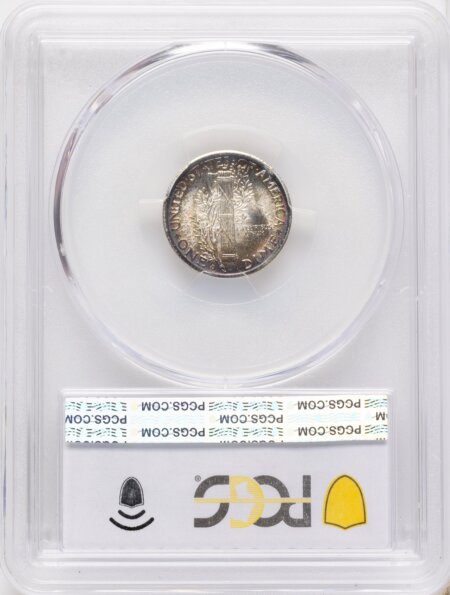1938-D 10C, FB PCGS Secure PCGS Plus 67 PCGS