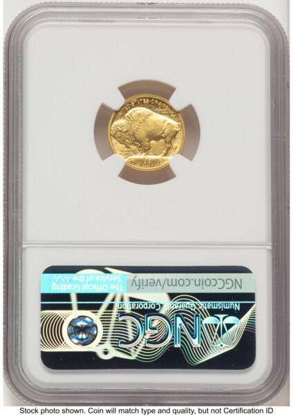 2008-W Burnished Gold Buffalo 1.85 oz ER John Mercanti 70 NGC