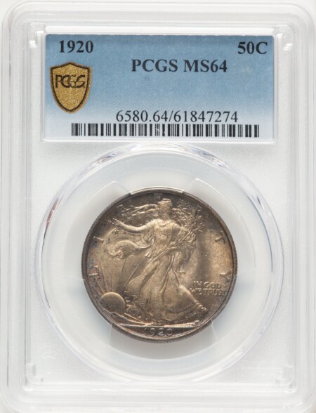 1920 50C PCGS Secure 64 PCGS