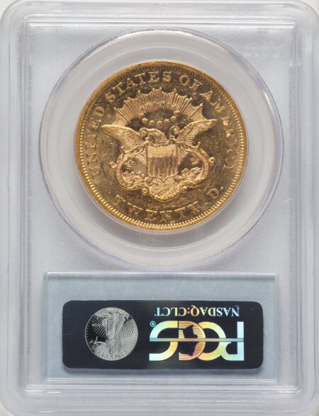 1863 $20 58 PCGS