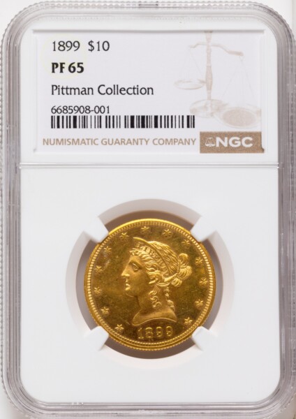 1899 $10 65 NGC