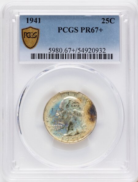 1941 25C PCGS Secure PCGS Plus 67 PCGS