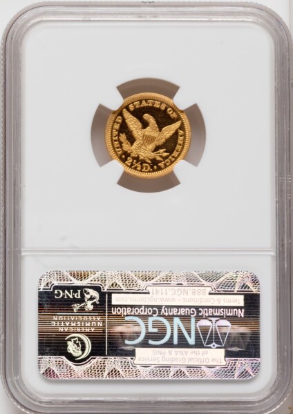 1887 $2 1/2, CA 64 NGC