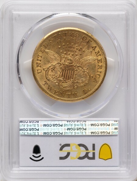 1876-CC $20 PCGS Secure 55 PCGS