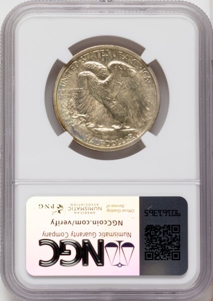 1941 50C CAC NGC Plus 68 NGC