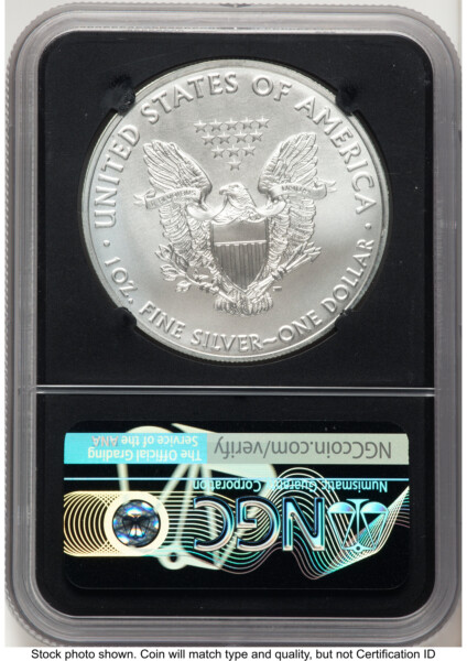 2021-(S) Silver Eagle Type 1 Emergency Production FDI Ed Moy Blk Core 70 NGC