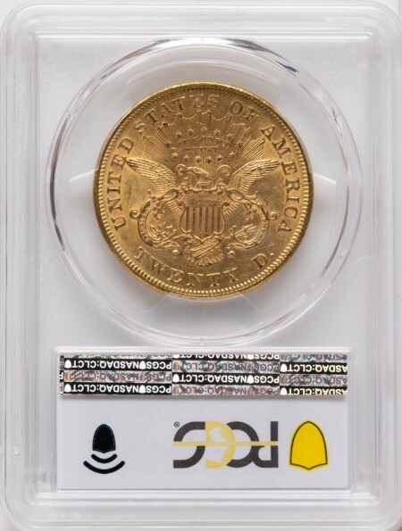1872 $20 62 PCGS