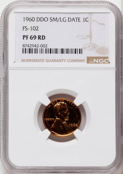 1960 1C Sm/Lg Date, RD 69 NGC