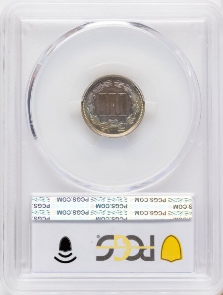 1866 3CN PCGS Secure 67 PCGS