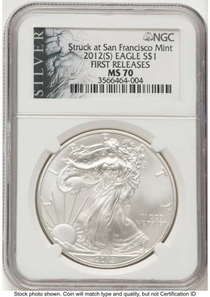 2012-(S) Silver Eagle FR American Liberty Series Label 70 NGC