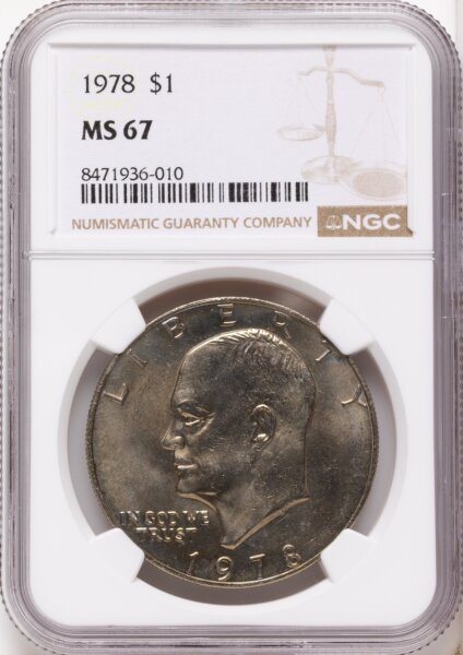 1978 $1 67 NGC