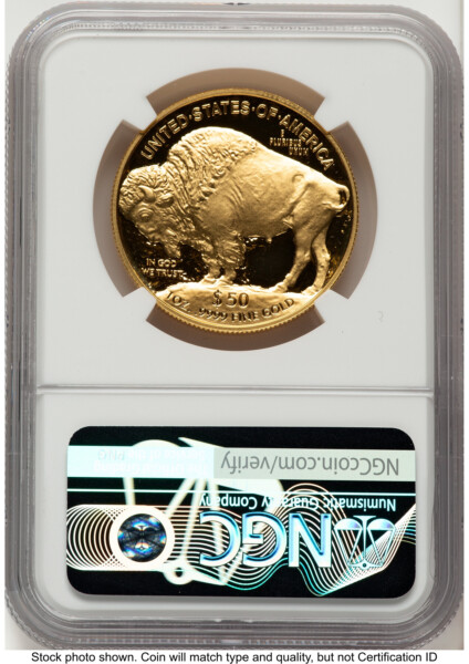 2026-W Proof Gold Buffalo 1 oz FDI Red Book 70 NGC