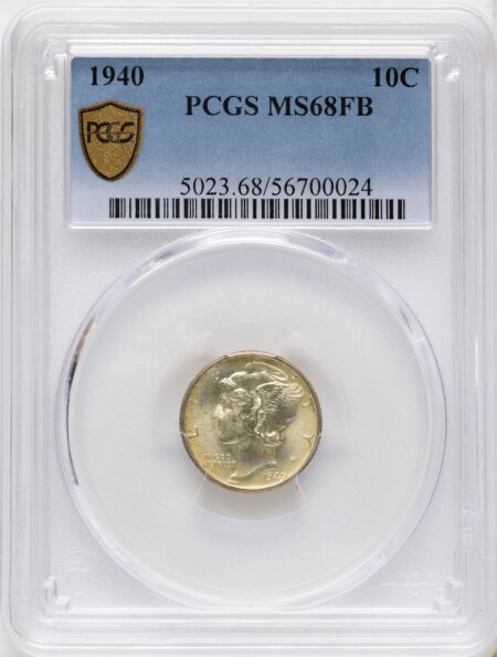 1940 10C, FB PCGS Secure 68 PCGS