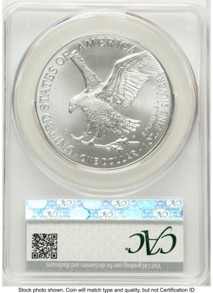2026 Silver Eagle First Day of Delivery Silver Label 70 CACG
