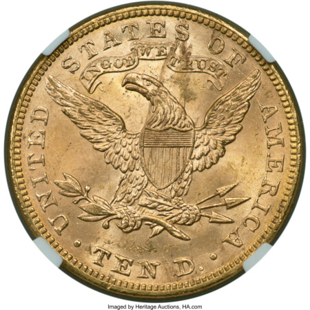 1893 $10 65 NGC