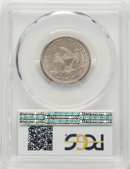 1861-S 25C 55 PCGS