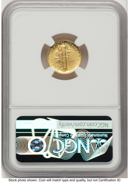 2026 2 Coin Best of the Mint 1916 Mercury Dime Gold 1/10 oz and Silver 1 oz Medal Set FDI Red Book 70 NGC