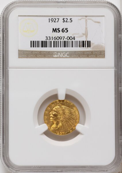 1927 $2 1/2 65 NGC