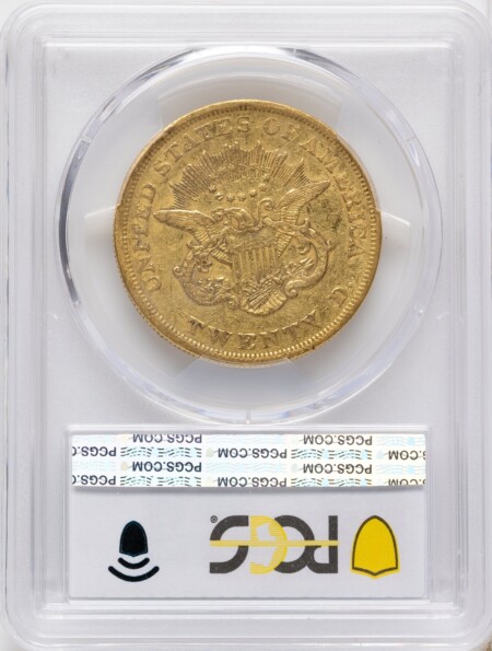 1850 $20 35 PCGS