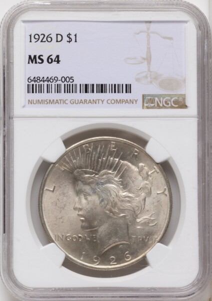 1926-D S$1 64 NGC