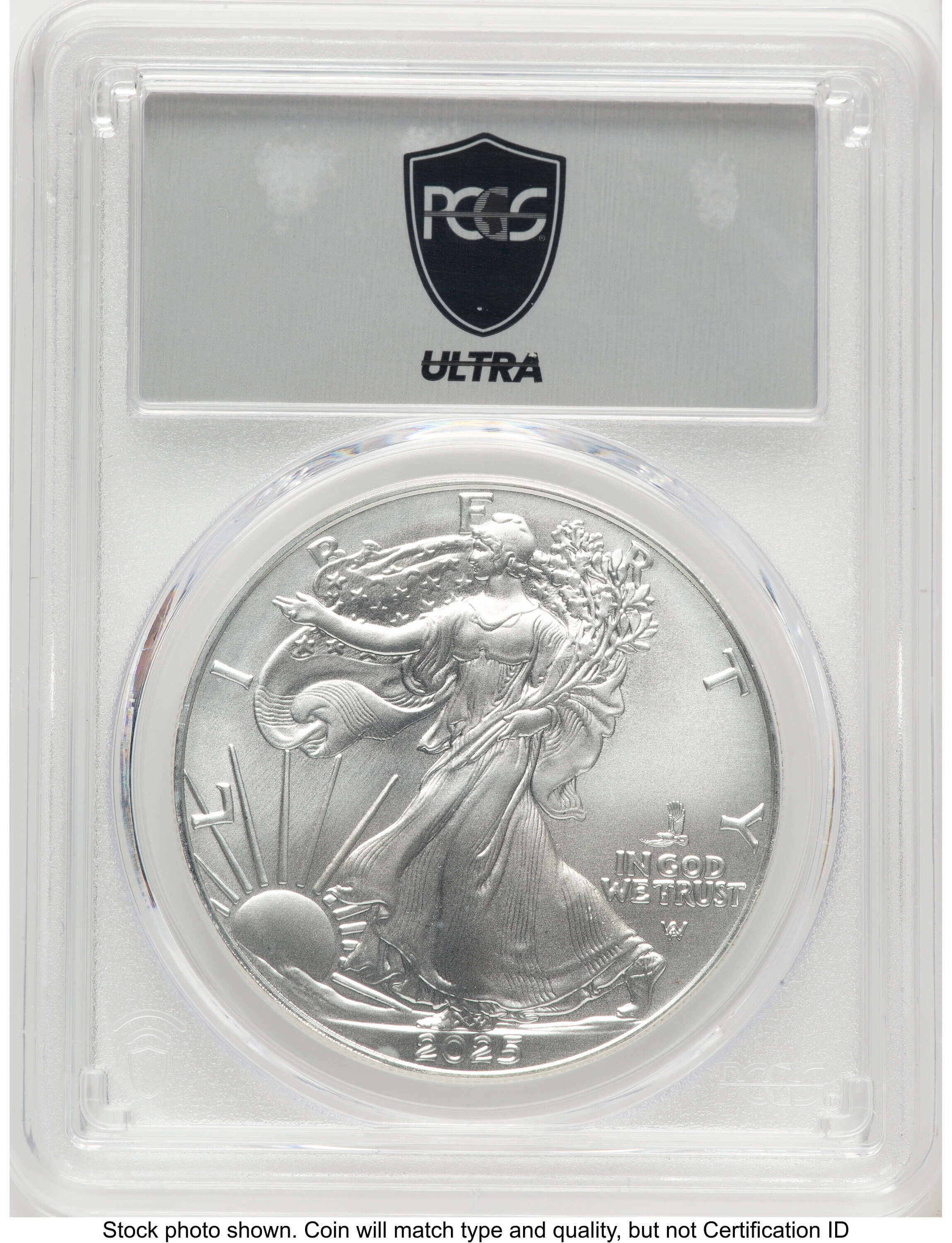2025-(P) Silver Eagle (Privy Mark) Ultra Label 70 PCGS