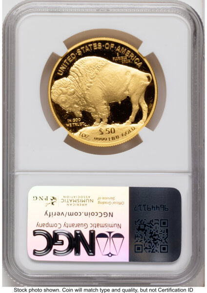 2018-W Proof Gold Buffalo 1 oz Mike Castle 70 NGC